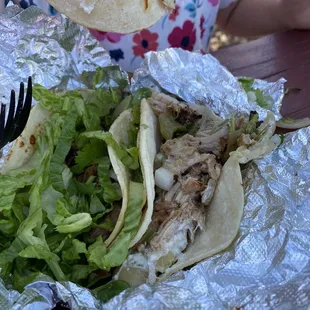 Asada Tacos and carnitas Tacos