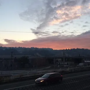 View from dining area