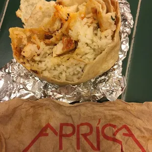 Be forewarned, apparently their burritos are just rice and meat. Kinda confused...