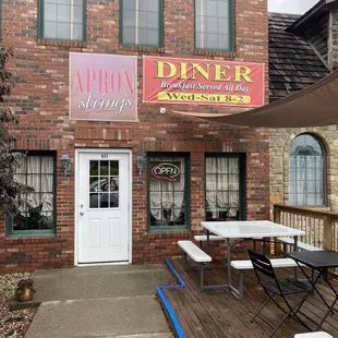 Front of the restaurant