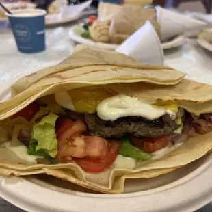 Burger Crepe