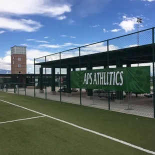 View of front entrance from Field 1.