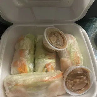 Fresh spring rolls