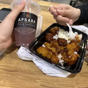 chicken wings and fried chicken, food