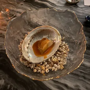 a plate of food on a table