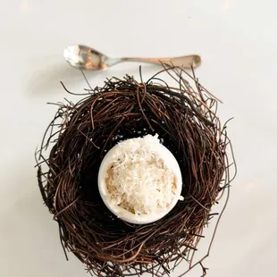 Truffle custard