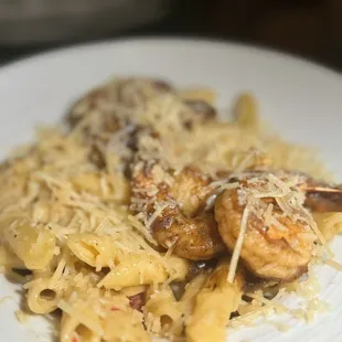 Oxtail Pasta with shrimp instead