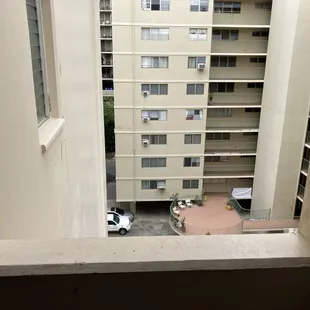 Looking from 7th floor at the neighboring building
