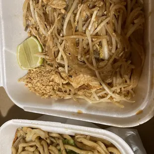 Chicken pad Thai