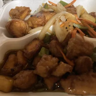Sweet and sour chicken