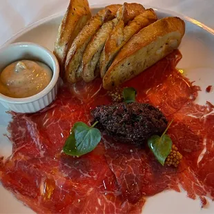 Beef Tenderloin Carpaccio - a starter