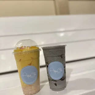 golden mango and black sesame