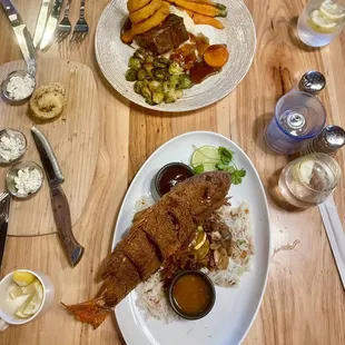 Short Ribs &amp; Snapper