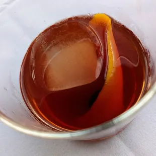 Old fashioned cocktail.