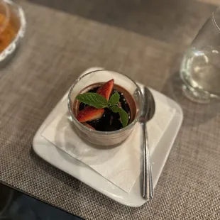 Panna cotta al ciocolato