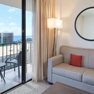 Aqua Palms Waikiki - Partial Ocean View Full Lanai