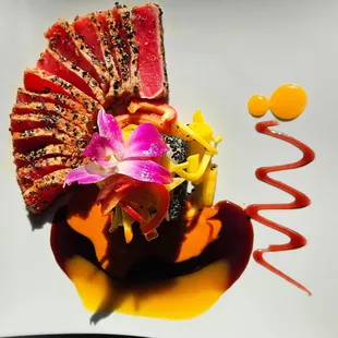 Tuna entree, so good!
