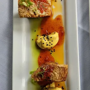 Pork belly appetizer