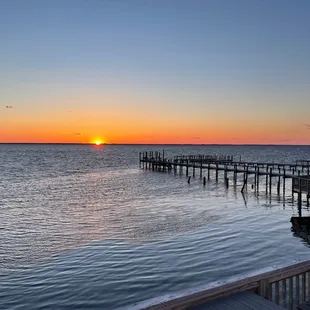 Sunset from Aqua over Currituck Sound