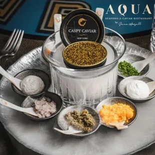 Caviar Service at Aqua