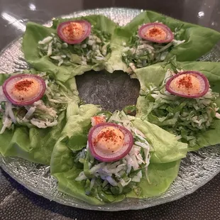 King Crab Lettuce Cups