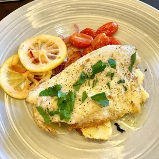 Greek Style Roasted Branzino