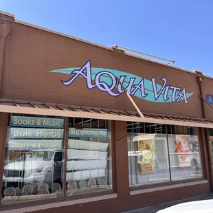 the front of the restaurant