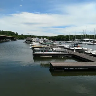boats docked at a dock