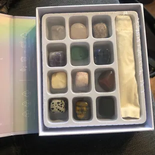 A variety of healing crystals with description and uses.