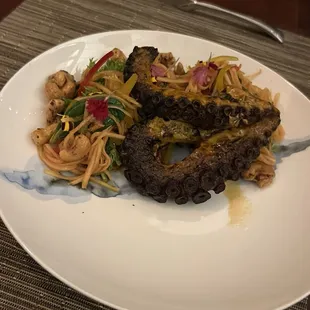 Octopus salad