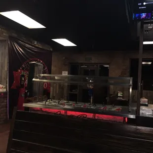 Absolutely amazing salsa bar .