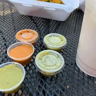 The orange sauce was brutal y'all