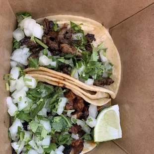 1. Pastor Taco and Steak taco