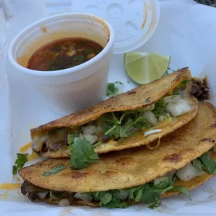 Crispy barbacoa taco