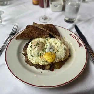 Duck Hash &amp; Eggs