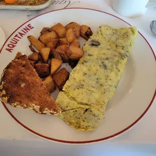 Mushroom omelet