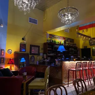 The bar is warm and inviting!  The staff is incredible.