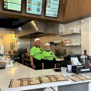 Owners Jasmine and Steve