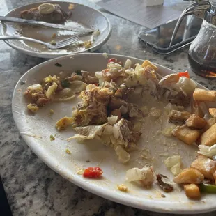 We couldn&apos;t eat it all.  Soooooo delicious!