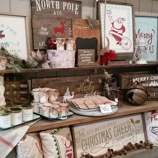 Goodies for sale in the shop.