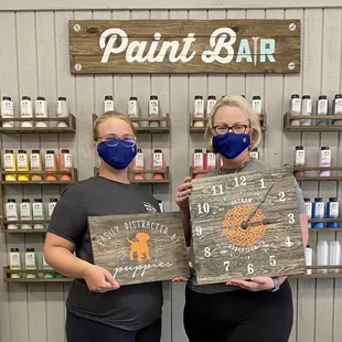 So much fun - highly recommend. We did the clock  making class.