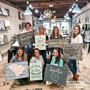 Plank Wood Signs