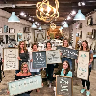 Framed Wood Signs