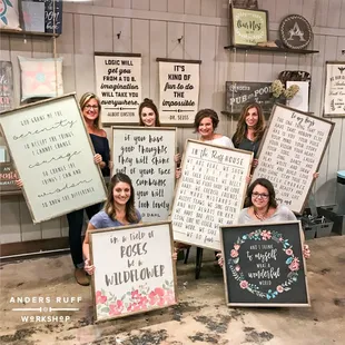 Oversized Wood Signs