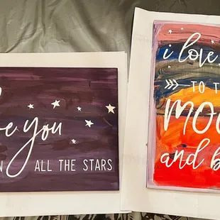 DIY take home projects complete!
