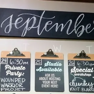 #WWP #SpouseEvent was so much fun! I love how they display upcoming events!