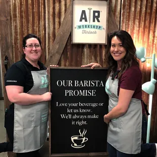 A sign for our Starbucks store