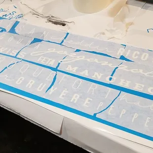 So many letters to pluck off for the cheeseboard