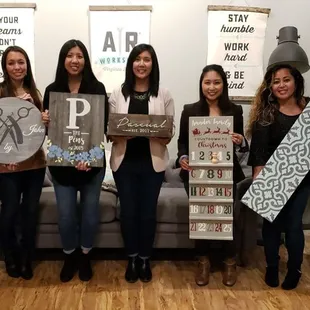 Our finished projects!