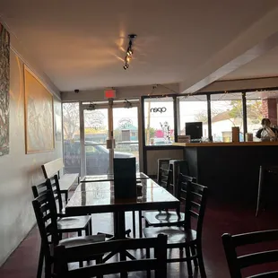 View from my table to the front of the restaurant